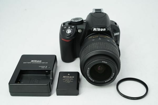 M0447【一眼レフ機】Nikon ニコン D3100＋18-55mm
