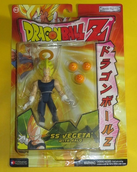 ◇新品 未開封 2003年製 JAKKS Pacific ジャックスパシフィック DRAGON BALL ドラゴンボールZ (SS VEGETA スーパーサイヤ人 ベジータ)