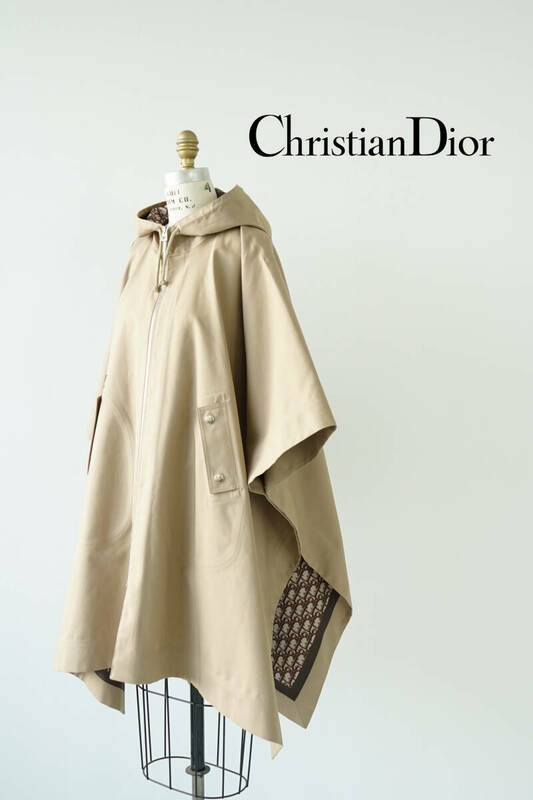 Christian Dior クリスチャン ディオール トレンチコート ポンチョ コート147M34A3905 size XXS 0120761