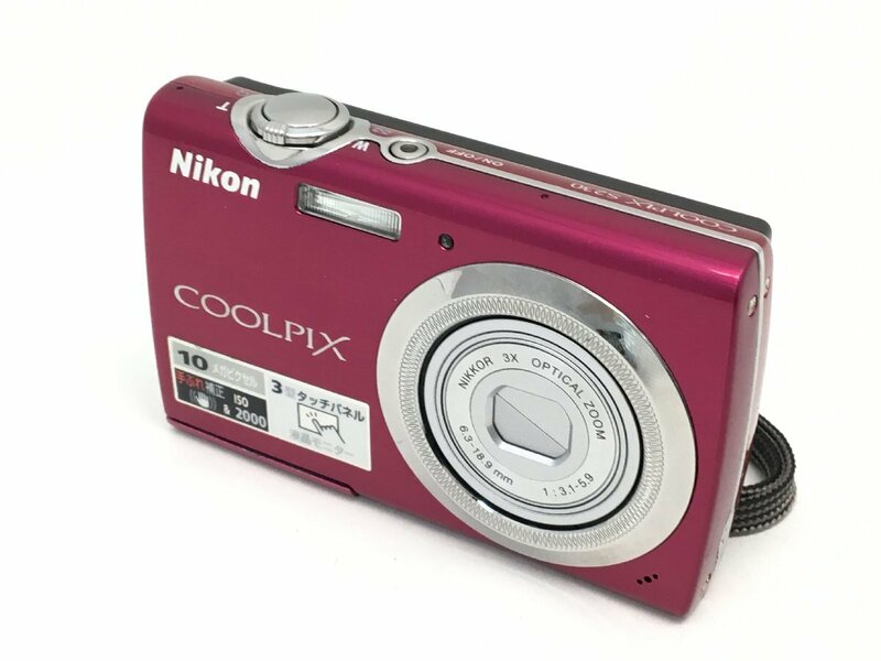 Nikon COOLPIX S230 / NIKKOR 3X OPTICAL ZOOM 6.3-18.9mm 1:3.1-5.9 コンパクト デジタルカメラ ジャンク 中古【UW040736】