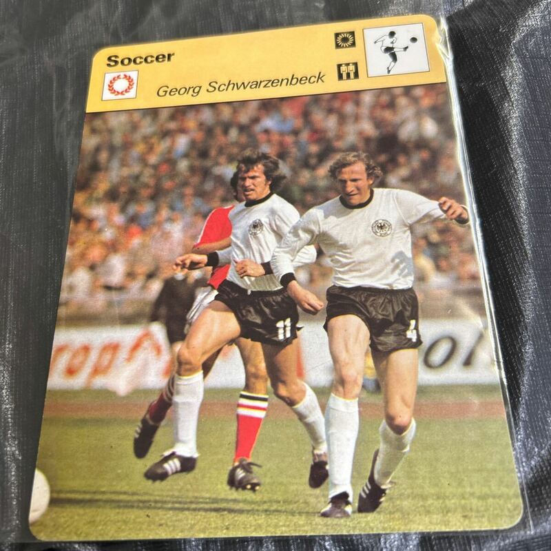 レア！1979 Sports Caster Card Georg Schwarzenback West Germany アルゼンチンワールドカップ 西ドイツ代表 スポーツキャスターカード