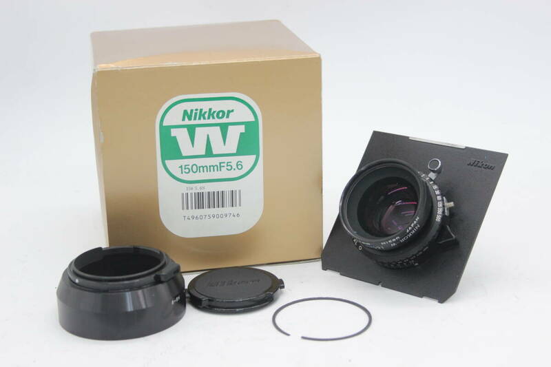 【美品 返品保証】 【元箱付き】 ニコン Nikon Nikkor-W 150mm F5.6 Copal0 大判レンズ s9225