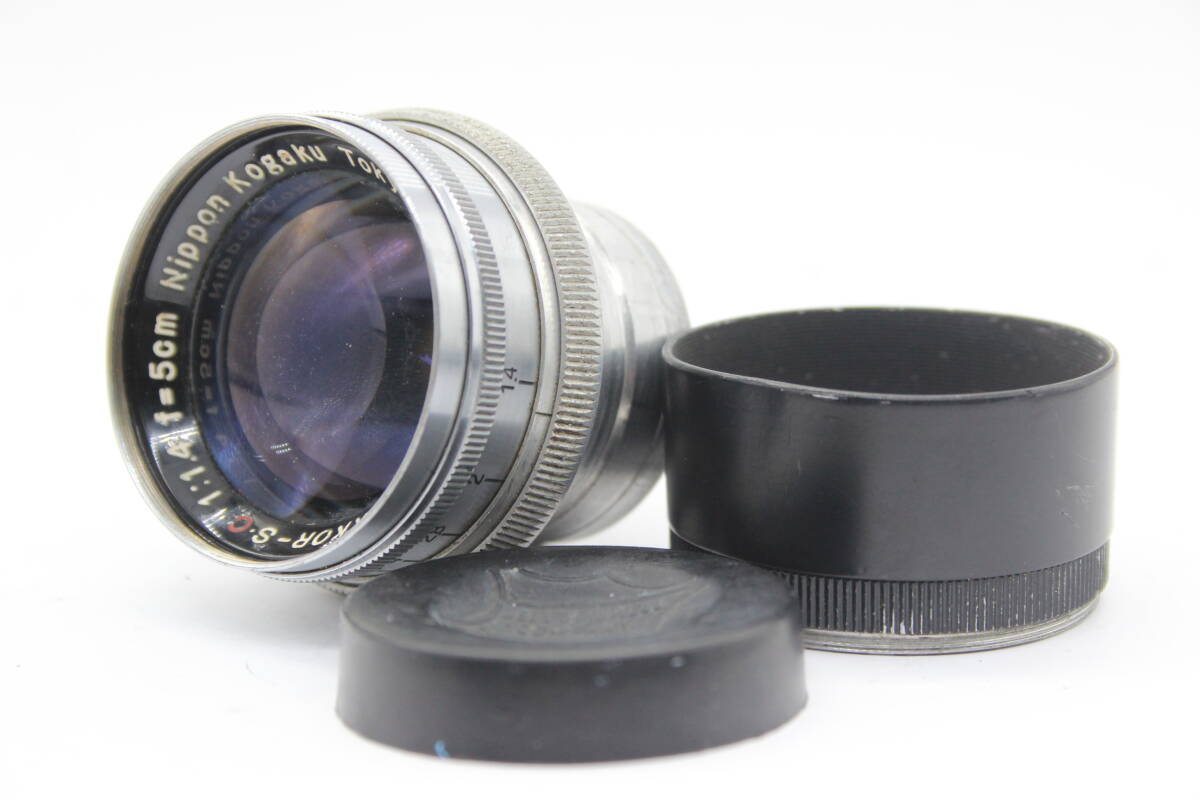 【訳あり品】 【超希少】ニコン Nikon Nikkor-S.C 5cm F1.4 Feet C Bell&Howell アイモマウント レンズ s9243
