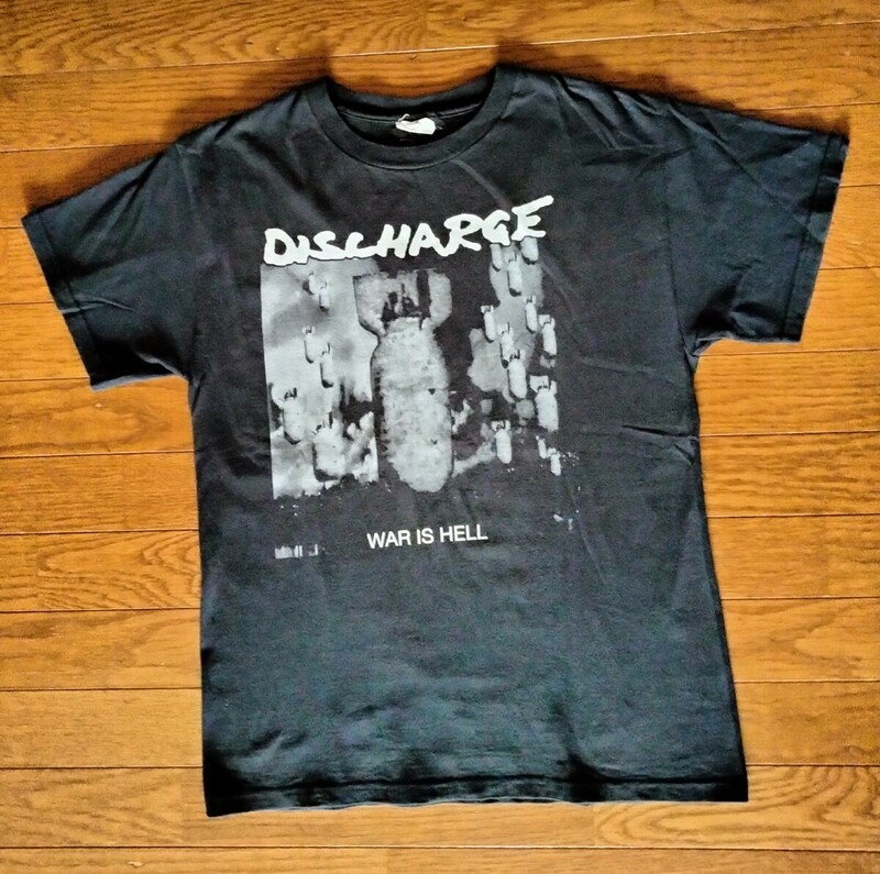 ディスチャージ DISCHARGE WAR IS HELL Ｔシャツ DELTA PRO WEIGHT ホンジュラス製 デルタ ハードコア バンドTシャツ ロックT