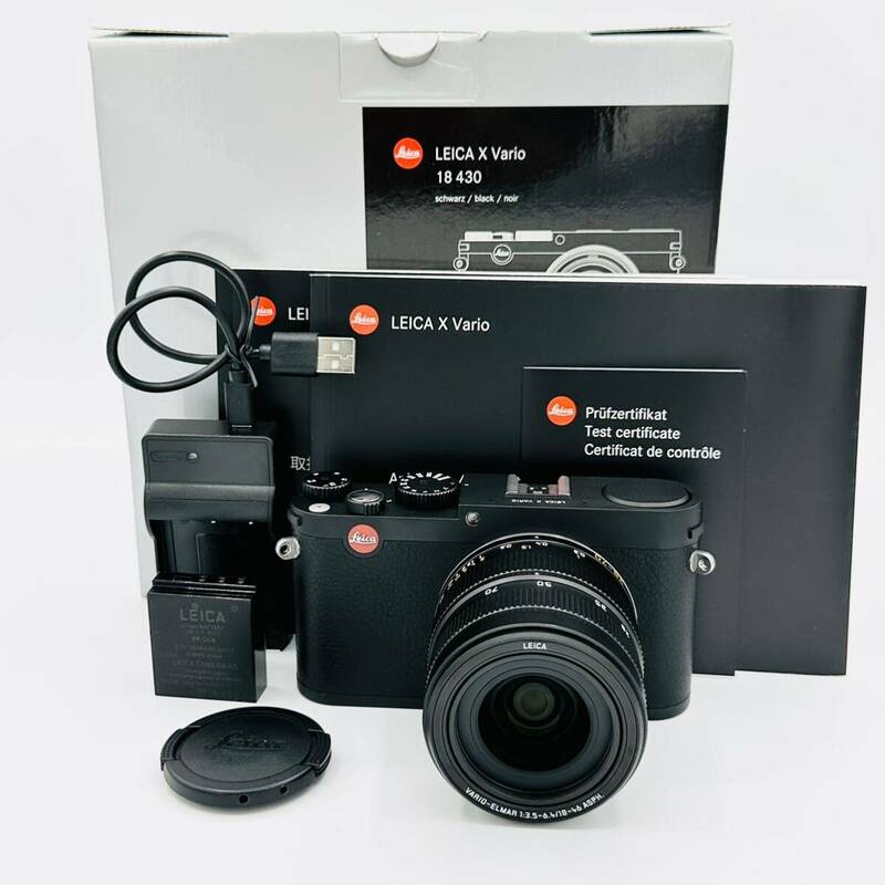 【ほぼ新】Leica デジタルカメラ ライカXバリオ Typ 107 1620万画素 光学2.5倍ズーム ブラック 18430