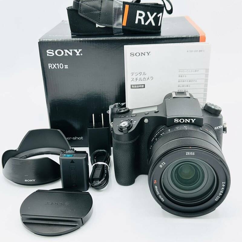 【ほぼ新】ソニー デジタルカメラ DSC-RX10M3 F2.4-4.0 24-600mm 2010万画素 ブラック Cyber-shot DSC-RX10M3