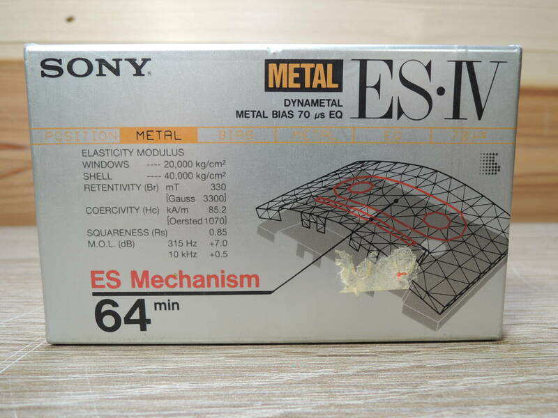 未開封 SONY METAL カセットテープ ES Ⅳ 64min メタルテープ