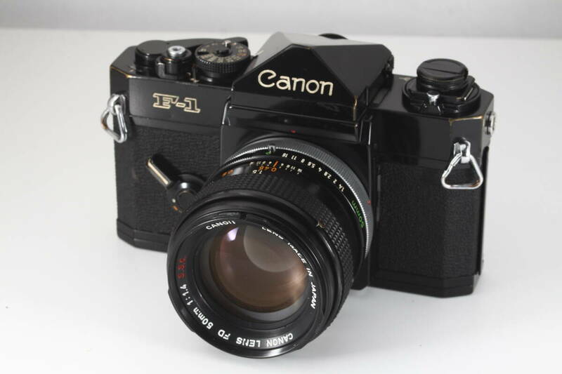 ★極上良品★ Canon F-1 前期 FD 50mm F1.4 S.S.C. ★完動品、露出計良好★ キャノン #201