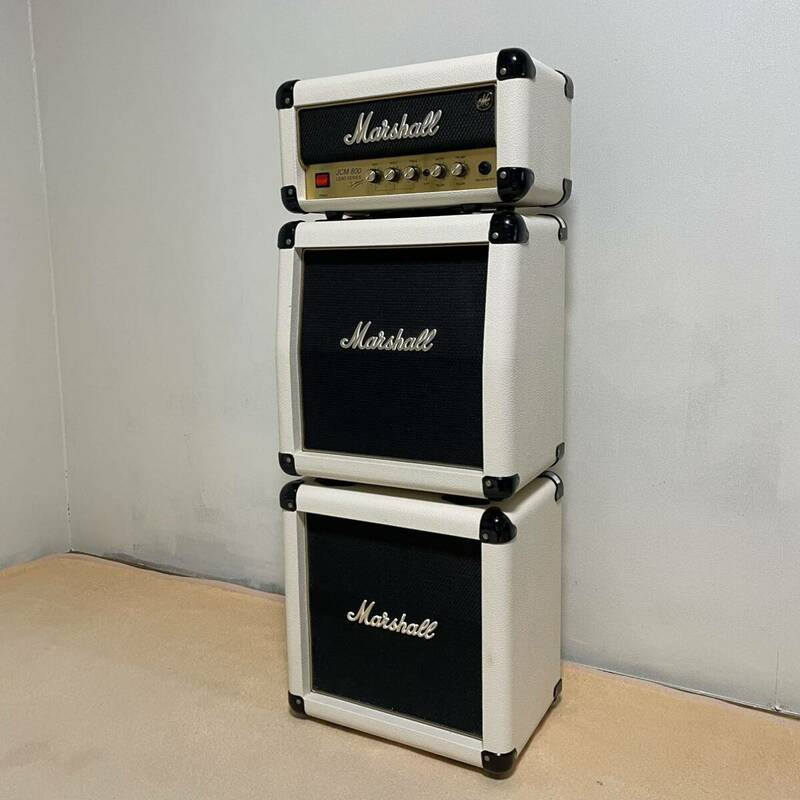 Marshall JCM800 JCM1 50周年 MADE IN ENGLAND 英国製 マイクロスタック 真空管アンプ 三段積み ミニスタック マーシャル