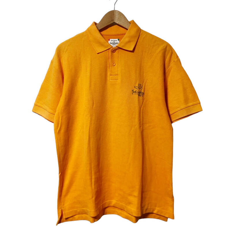 CASTELBAJAC SPORT カステルバジャック ポロシャツ 半袖 刺繍 4 オレンジ メンズ A24