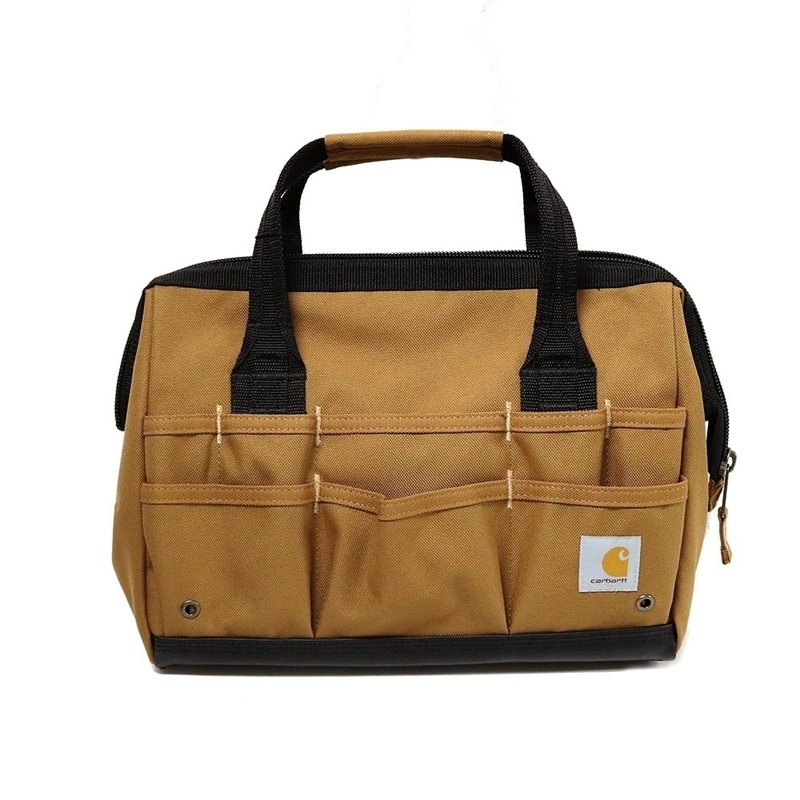 【新品】カーハート Carhartt ツールバッグ B0000351-BROWN 14 Inch 25 Pocket Heavyweight Tool Bag　メンズ ブラウン