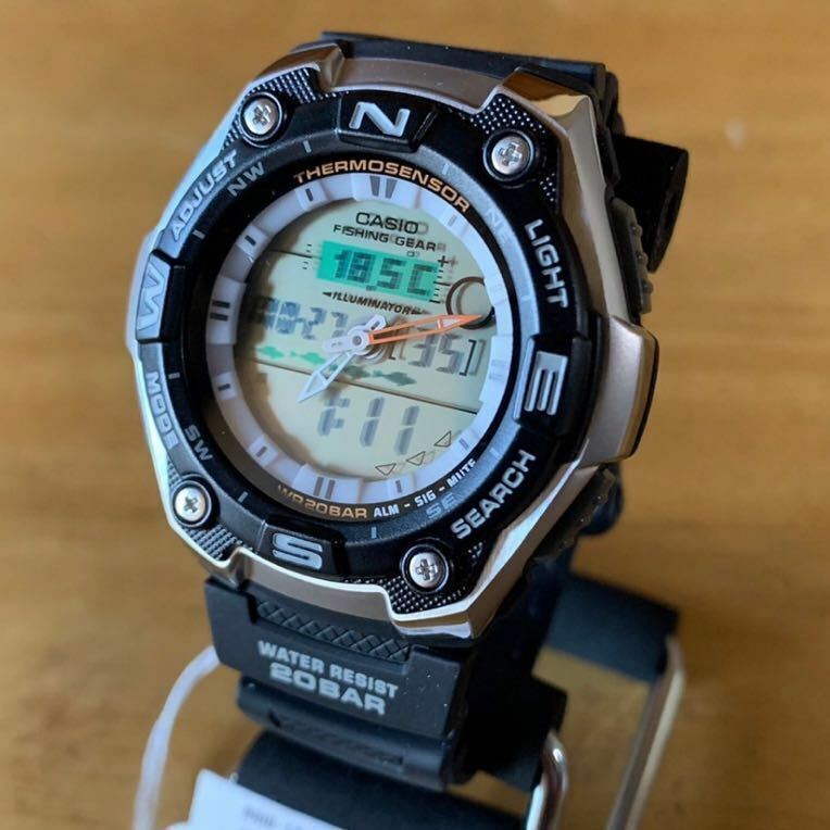 【新品・箱なし】カシオ CASIO スポーツギア SPORTS GEAR メンズ 腕時計 AQW-101J-1A 液晶