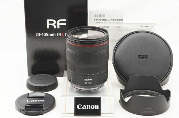 ☆極上美品☆ Canon キャノン RF 24-105mm F4 L IS USM 元箱 付属品 ♯24040106