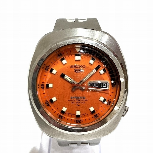 セイコー ファイブスポーツ 5126-6010 自動巻 時計 腕時計 メンズ☆0338
