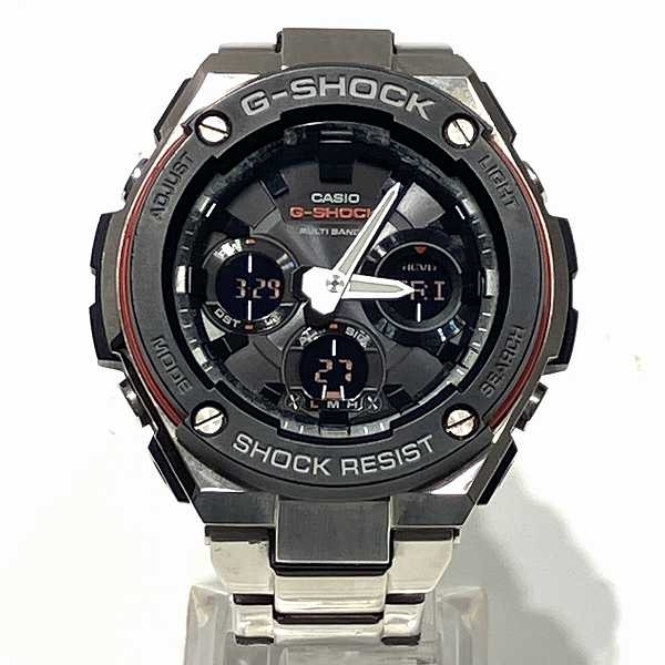 カシオ Gショック Gスチール GST-W1000 ソーラー タフソーラー 時計 腕時計 メンズ☆0331