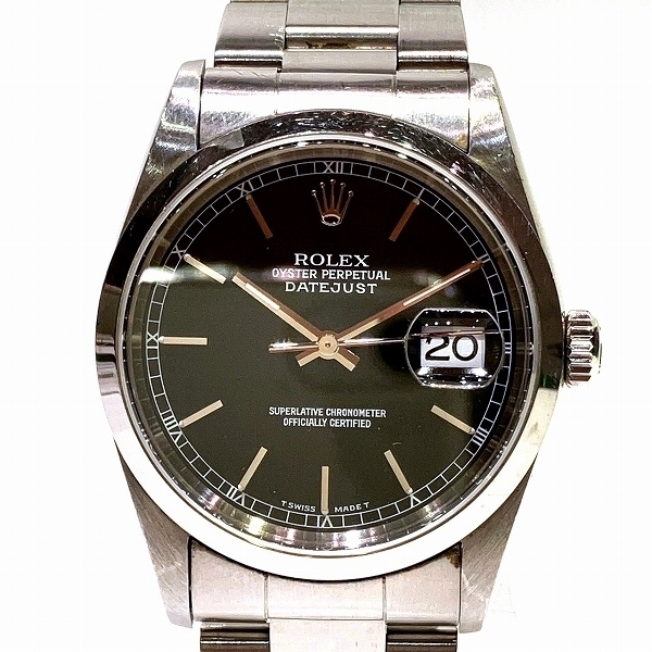 ロレックス デイトジャスト 16200 W番 自動巻 時計 腕時計 メンズ☆0320