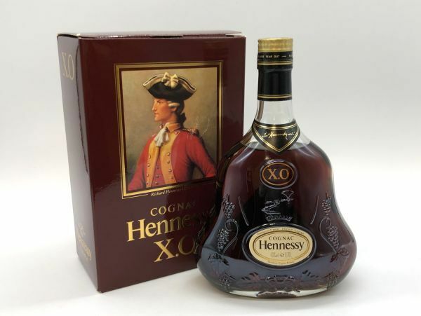 【未開栓】Hennessy ヘネシーXO 金キャップ クリアボトル 700ml 40% 箱付き コニャック ブランデー お酒