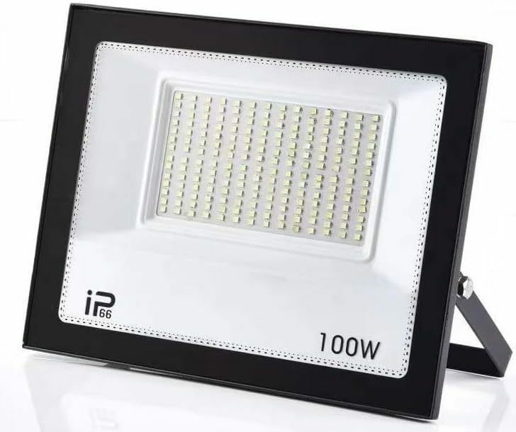 新型　１台　100W IP66防水 LED 投光器 作業灯 15000LM フラッドライト 省エネ 高輝度 アース付きプラグ PSE適合 1.8Mコード