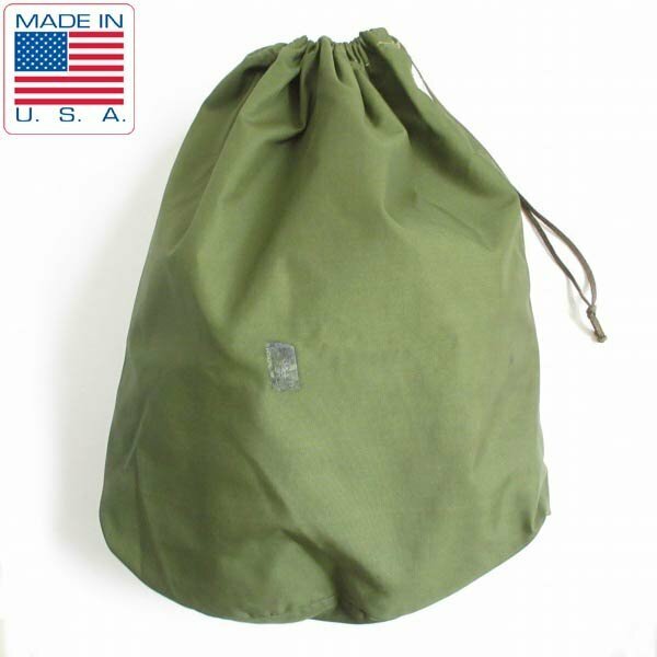 60s USA製 KELTY Pack ナイロン スタッフバッグ 緑系 バッグインバッグ ポーチ 巾着 アメリカ製 ビンテージ D148-61-0013XV
