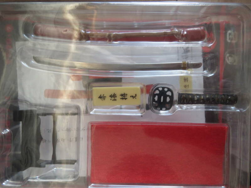 武 壱 MONONOFUⅠ 赤漆拵え もののふ1 コレクション 刀剣 日本刀 フィギュア