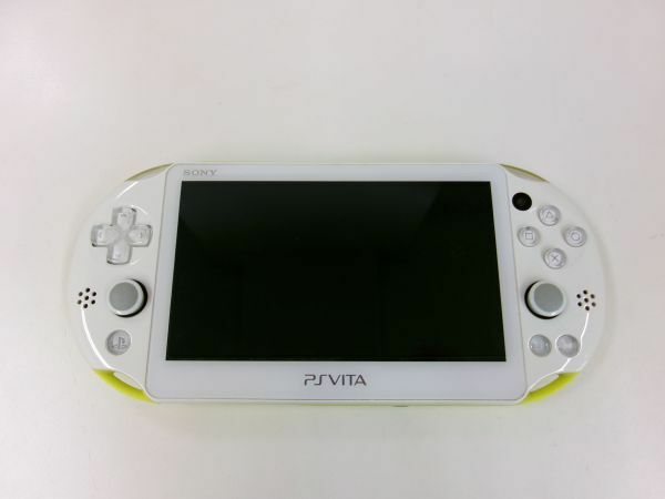 #s20【梱60】SONY PSVITA Playstation Vita 本体 PCH-2000 ライムグリーン/ホワイト