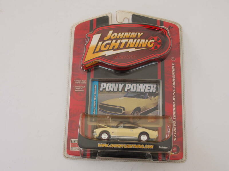 JOHNNY LIGHTNING ジョニーライトニング PONY POWER '67 CHEVY CAMARO RS/SS CONVERTIBLE