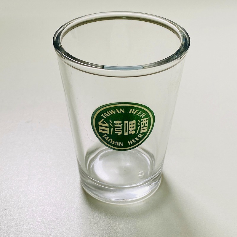 台湾◆レトログラス◆台湾ビールグラス 丸印◆台灣酒◆ヴィンテージ