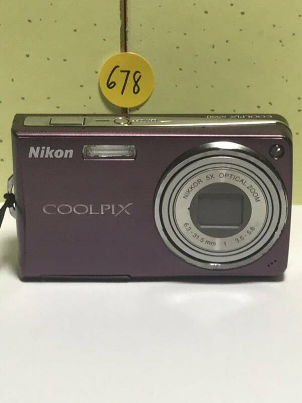 Nikon ニコン COOLPIX S550 コンパクトデジタルカメラ 5xWIDE OPTICAL ZOOM 10.0 MEGA PIXELS