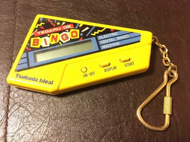 1987年 Tsukuba Ideal TEGARU DE BINGO レトロ ポケットゲーム機 USED