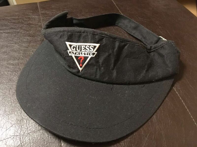 【即決】GUESS サンバイザー 90's古着 USED