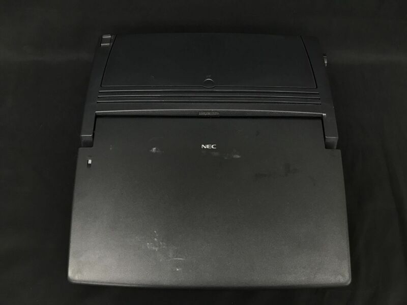 0404-111T?5869 ワープロ　パーソナルワードプロセッサ NEC 黒 本体のみ　JX5500BC　ジャンク品