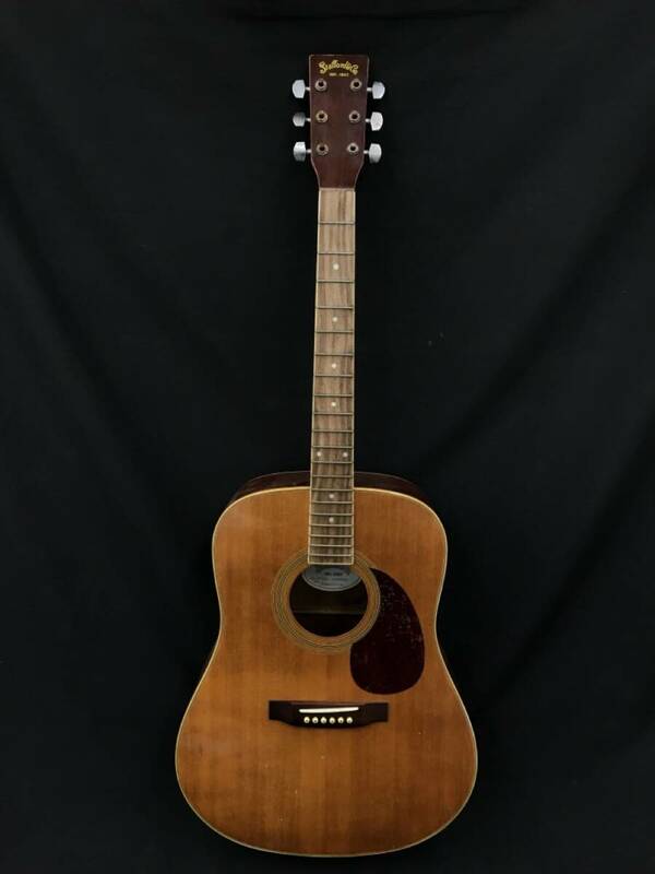 0403-118T⑳23377 ギター Stafford&Co. スタッフォード　SF250D No.0030009 T.KUROSAWA EST.1957 ブラウン ナチュラル 弦なし 本体