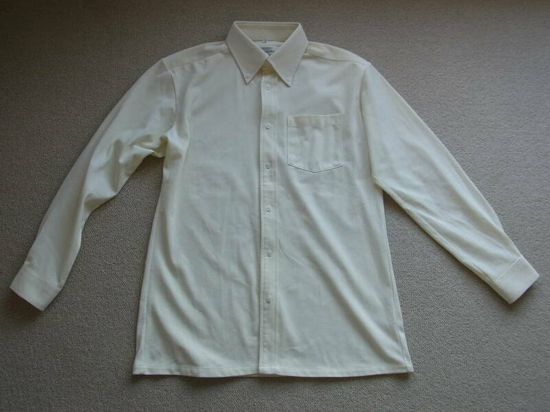 東京都　中央大学附属中学校　制服ワイシャツ（イエロー）Мサイズ