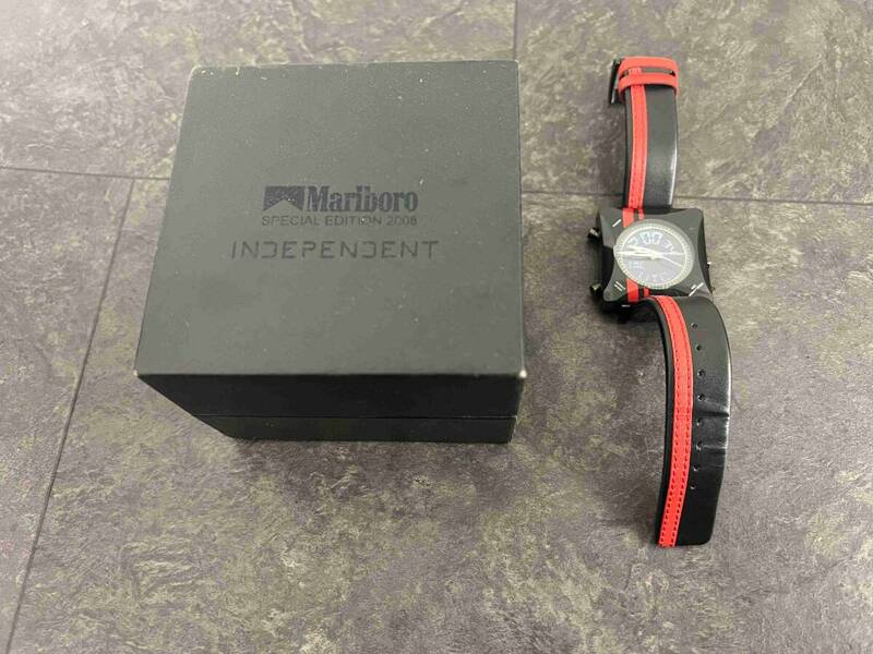 CT5057　Marlboro　INDEPENDENT　クォーツ腕時計　U021-002782-03　美品