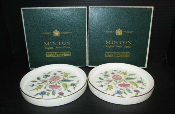 MITON★ ミントン ハンドホール 丸皿 ラウンドトレイ 2枚セット　食器 お皿 洋食器 小皿