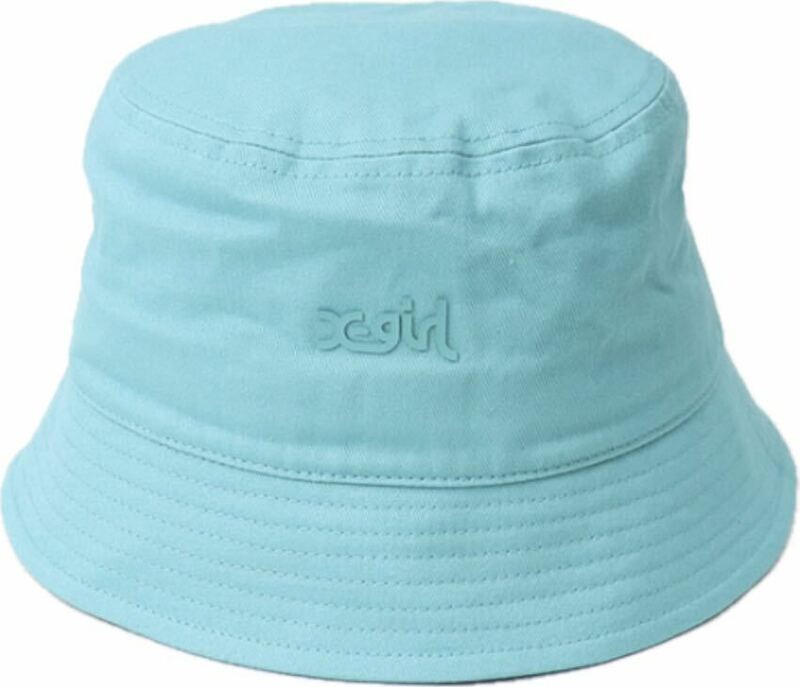 x-girl エックスガール mills logo bucket hat マイルズロゴ バケットハット グリーン(水色っぽい)