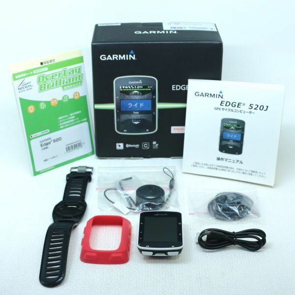 330a 簡易動作確認済 GARMIN ガーミン Edge 520J 日本語対応 GPSサイクルコンピューター 現状 ジャンク