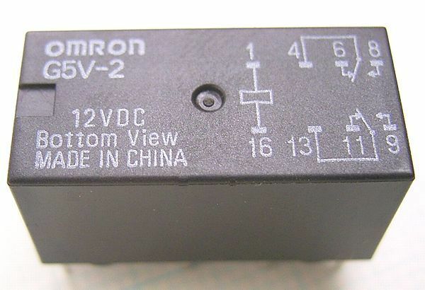 ★オムロン プリント基板用小型リレー G5V-2 DC12V 1個