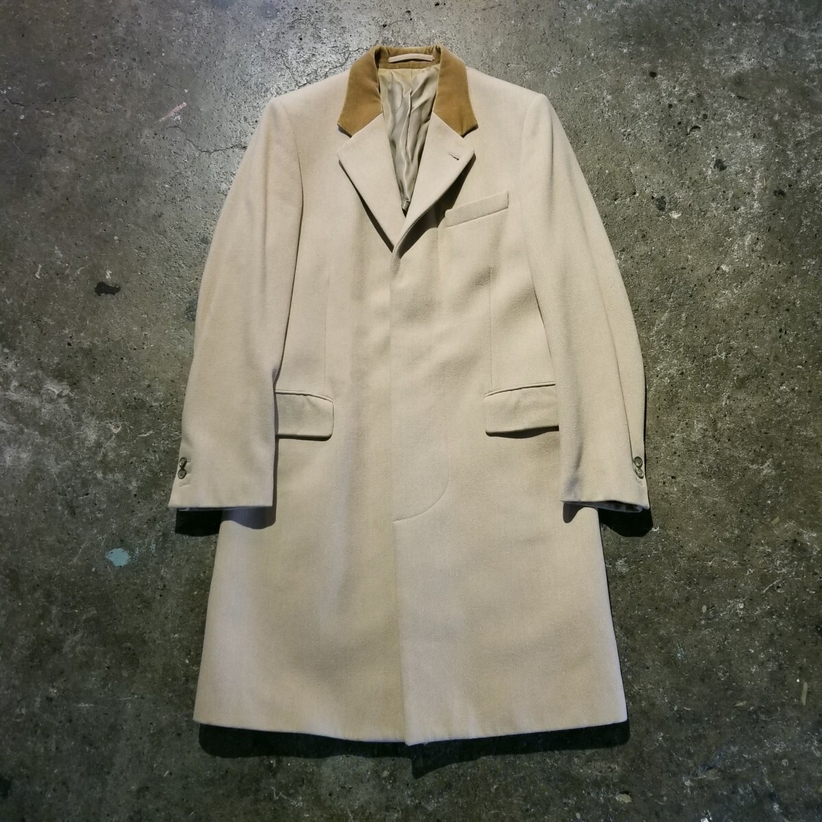Martin Margiela 02AW 襟切替チェスターコート ⑩ 2002AW マルタンマルジェラ 50