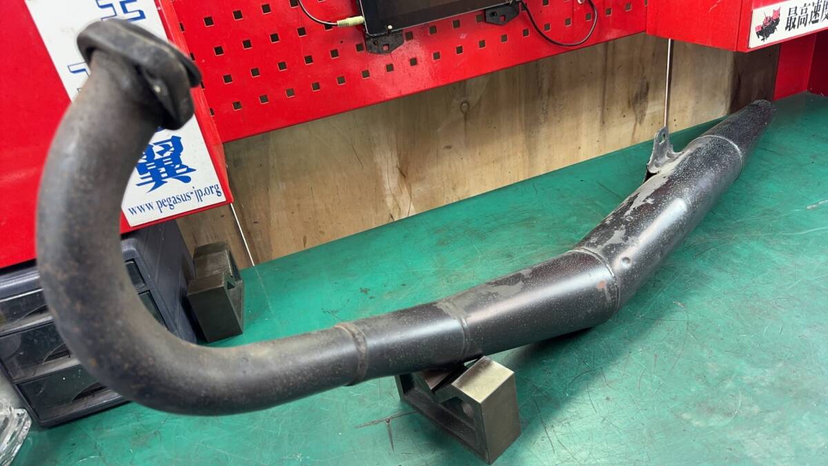 RZ250 ４L３ 純正マフラー チャンバー 左 当時モノ 検索 SP忠男 イシイ 野口レーシング ダイシン BEET ルーニー スガヤ 傷汚れ有り送料無料