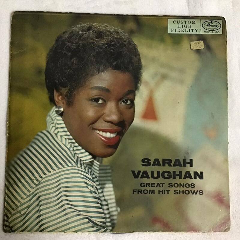 US盤 LP / SARAH VAUGHAN/GREAT SONGS FROM HIT SHOWS/MERCURY MGP2100