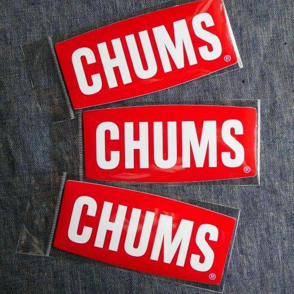3枚セット チャムス ステッカー CHUMS Logo S CH62-1072 新品 防水素材