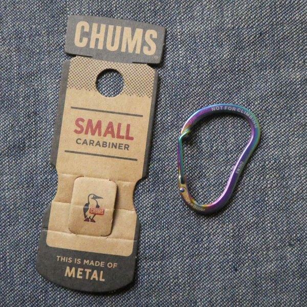CHUMS メタル カラビナ CH61-0121 S レインボー 未使用