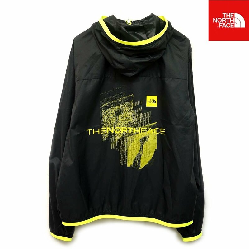 USA限定新品 ノースフェイス WINDWALL ウインドパーカー ジャケット (S) ブラック 軽量 ハーフドーム両面ロゴ THE NORTH FACE /ka75