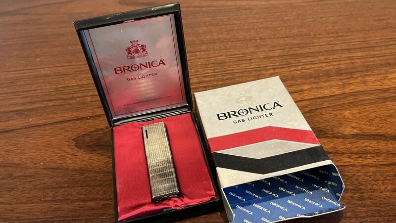 BRONICA ガスライター ② ヴィンテージ品　日本製です。デッドストック