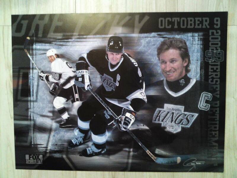 GRETZKY LA Kings poster