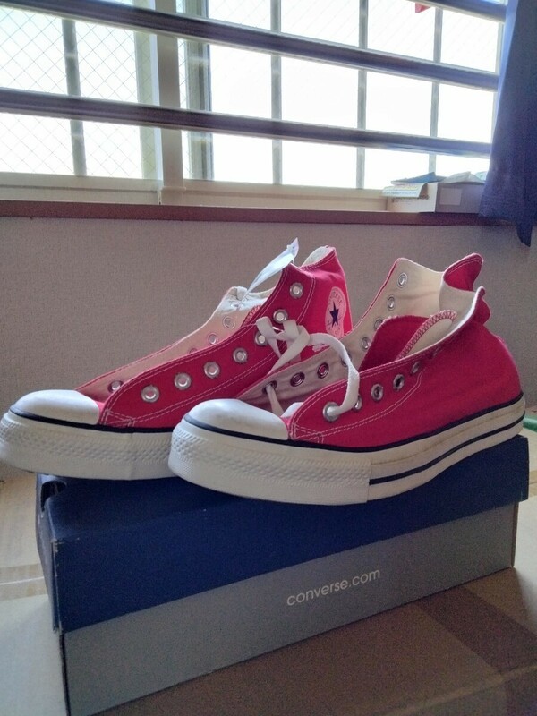 CONVERSE コンバース ALL STAR　オールスター　RED レッド 28.5cm 多少難アリ