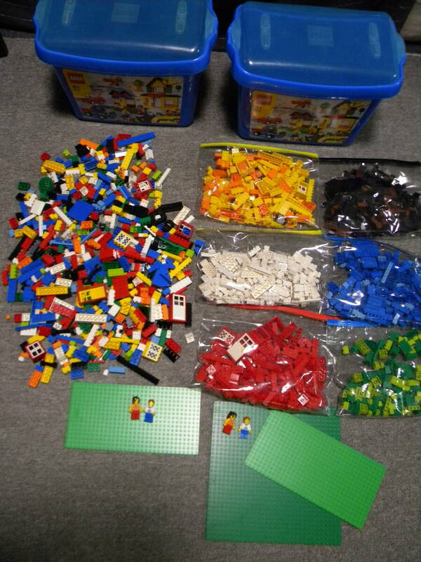 ★即決★LEGO レゴ★ブロック 大量セット★レゴの重さ約2660ｇ（バケツ・袋除く)
