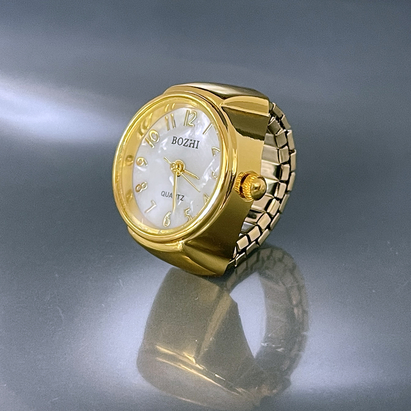 リング 指輪 時計 リングウォッチ フィンガーウォッチ 指時計 ゴールド レディース 金時計 アクセサリー ユニセックス