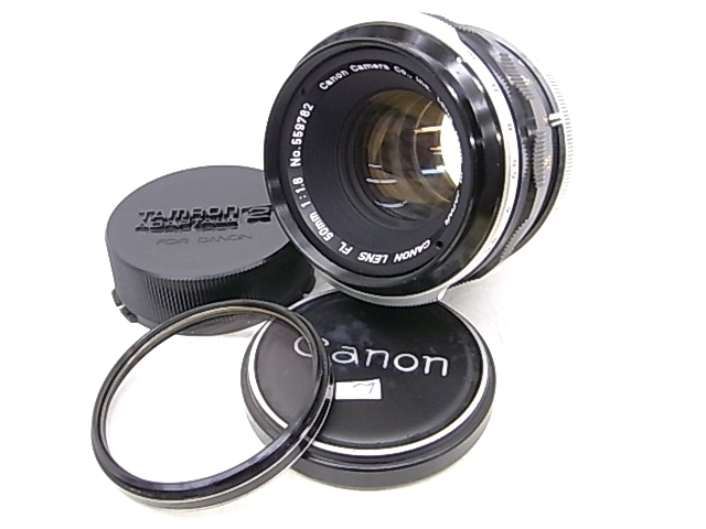 h1034 CANON FL 50mm 1:1.8 キャノン　カメラ　レンズ　①